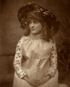Minnie Palmer, attrice americana da Samuel A Walker
