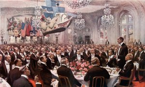 Il Banchetto del Pellegrino al Savoy da Samuel Begg