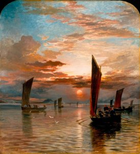 Tramonto sul Forth da Samuel Bough