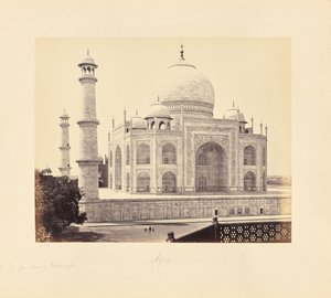 Agra; il Taj, dall