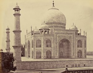 Agra; il Taj, dall