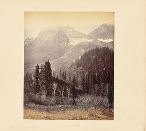 Ghiacciai presso Sonamurg da Samuel Bourne