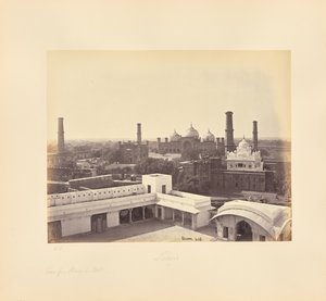 Lahore; veduta dal palazzo nel forte da Samuel Bourne