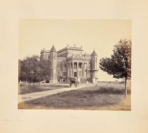 Lucknow; Il palazzo Dilkusha da Samuel Bourne