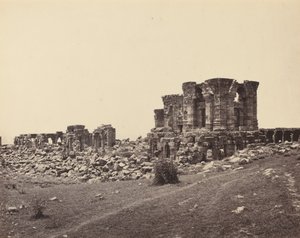Rovine di Martand da sud-est da Samuel Bourne