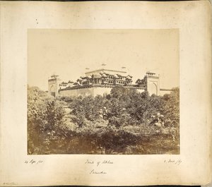 Secundra; Il Mausoleo di Akbar da Samuel Bourne