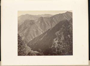 Simla; Khuds a nord di Jakko e le colline di Mahassoo da Samuel Bourne