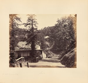 Simla; The Mall, Combermere Ridge da Samuel Bourne