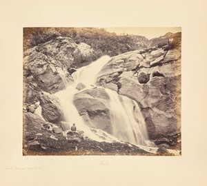 Piccola cascata sopra Prini, Kulu da Samuel Bourne