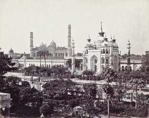 Tomba di Zinat Algiya nel complesso Imambara di Husainabad da Samuel Bourne