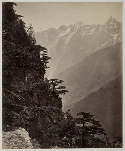 Senza titolo [collina e montagne], c. 1865 da Samuel Bourne