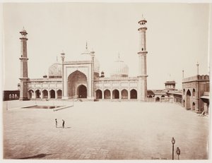 Veduta di una moschea, c.1860 (stampa all