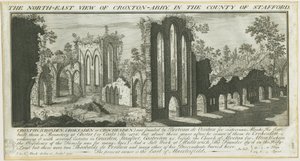 Abbazia di Croxden: incisione
