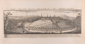 Prospetto sud-ovest di Shrewsbury, Shropshire