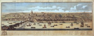 Prospetto Sud-Est di Newcastle Upon Tyne