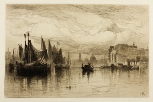 Una giornata nuvolosa a Venezia