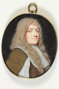 Un gentiluomo vestito di bianco da Samuel Cooper
