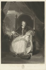 Ritratto di Papa Pio VII da Samuel Cousins