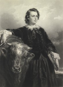 Rosa Bonheur a trentaquattro anni (mezzotinto)