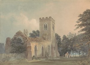 Vecchia chiesa di San Lorenzo, Ayot St. Lawrence, Hertfordshire da Samuel Davis
