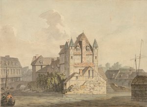 La fine del ponte in rovina a Rouen da Samuel Davis