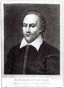 Ritratto di Richard Burbadge (1573-1619) da Samuel Harding