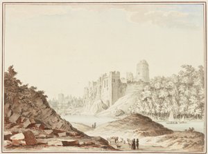 Castello di Pembroke da Samuel Hieronymous Grimm
