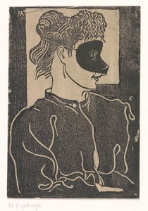Donna mascherata da Samuel Jessurun de Mesquita (signed by artist)