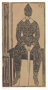 Arlecchino da Samuel Jessurun de Mesquita (signed by artist)