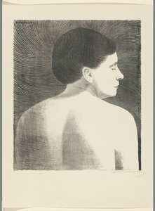 Nudo femminile visto di schiena