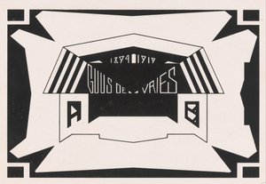 Ornamento Guus de Vries 1894/1919 da Samuel Jessurun de Mesquita (signed by artist)