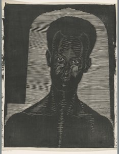 Ritratto di un uomo sconosciuto da Samuel Jessurun de Mesquita (signed by artist)