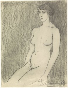 Nudo femminile seduto da Samuel Jessurun de Mesquita