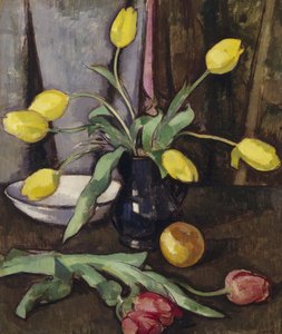 Natura morta con tulipani