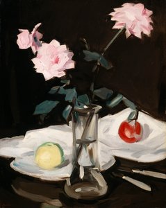 Natura morta, rose rosa da Samuel John Peploe