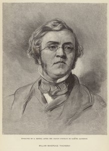 Ritratto di William Makepeace Thackeray