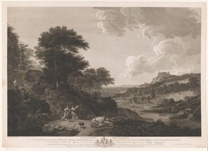 Paesaggio con pastori danzanti da Samuel Middiman