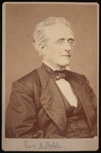 Ritratto di Rev. Mason Noble 1809-1881, tra il 1876 e il 1880 da Samuel Montague Fassett