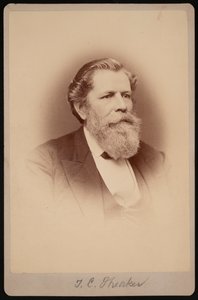 Ritratto di Thomas Clarke Theaker 1812-1883, tra il 1876 e il 1880 da Samuel Montague Fassett