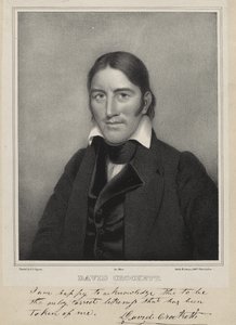 David Crockett, c.1835 da Samuel Osgood