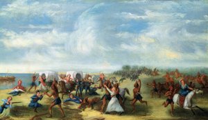 Il massacro di Fort Dearborn il 15 agosto 1812 da Samuel Page