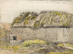 Un fienile con un tetto muschioso, Shoreham da Samuel Palmer