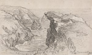 Una Pagina da un Taccuino Cornico: Cornovaglia 30 da Samuel Palmer