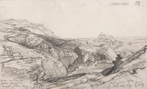 Una pagina da un taccuino di schizzi della Cornovaglia: Cornovaglia 32