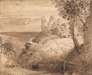 Una scena pastorale da Samuel Palmer