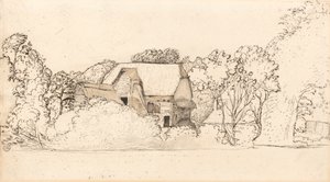 Un Antico Fienile a Shoreham da Samuel Palmer