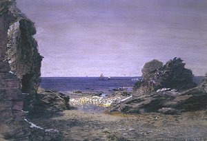 Sentieri vicino a Tintagel, Cornovaglia da Samuel Palmer