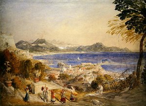 La baia di Napoli da Samuel Palmer