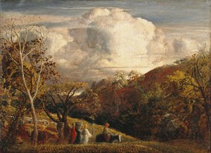 La nuvola luminosa da Samuel Palmer