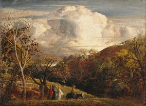 La nuvola luminosa da Samuel Palmer